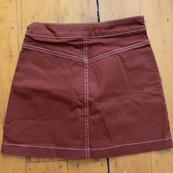 Zara denim skirt. - Picture 2 of 3